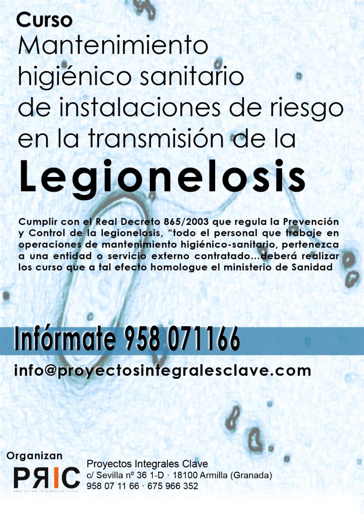 Curso para la prevención y control de la Legionella